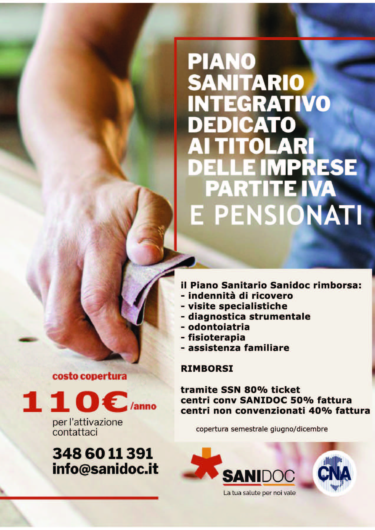 copertura sanitaria sanidoc semestrale